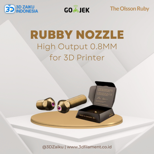 Original Olsson High Output 0.8MM Ruby Nozzle for 3D Printer Original Olsson High Output 0.8MM Ruby Nozzle for 3D Printer